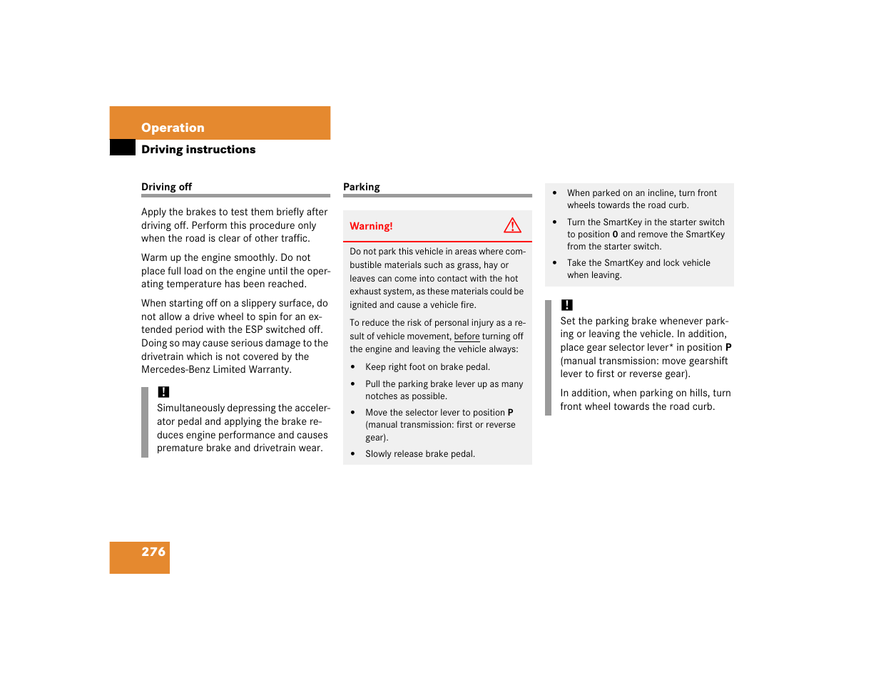Mercedes-Benz SLK-Class 2005 Owners Manual User Manual | Page 276 / 464
