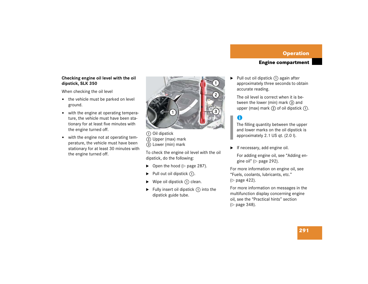 Mercedes-Benz SLK-Class 2005 Owners Manual User Manual | Page 291 / 464