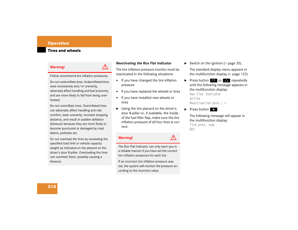 Mercedes-Benz SLK-Class 2005 Owners Manual User Manual | Page 310 / 464