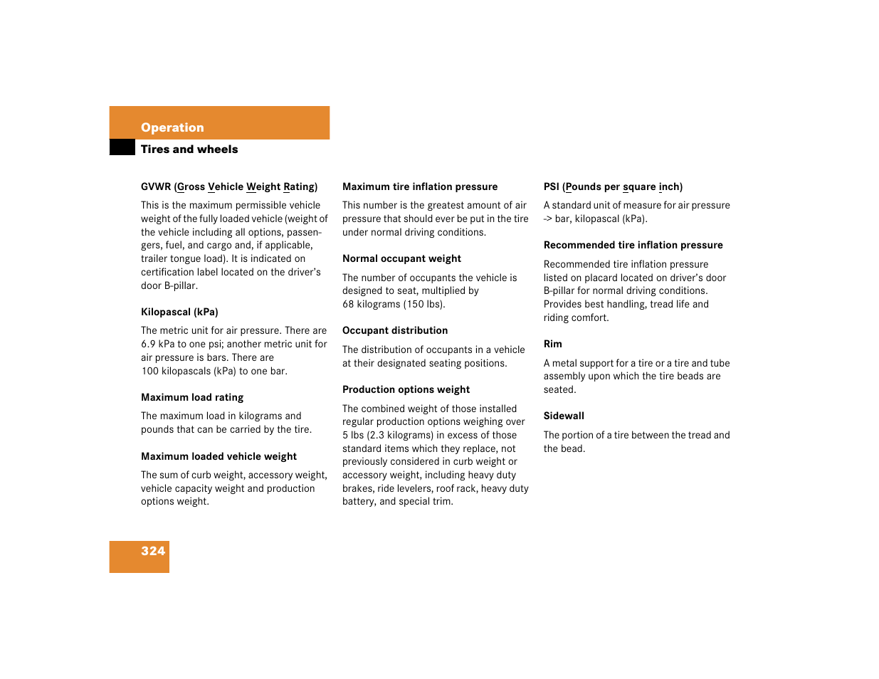 Mercedes-Benz SLK-Class 2005 Owners Manual User Manual | Page 324 / 464