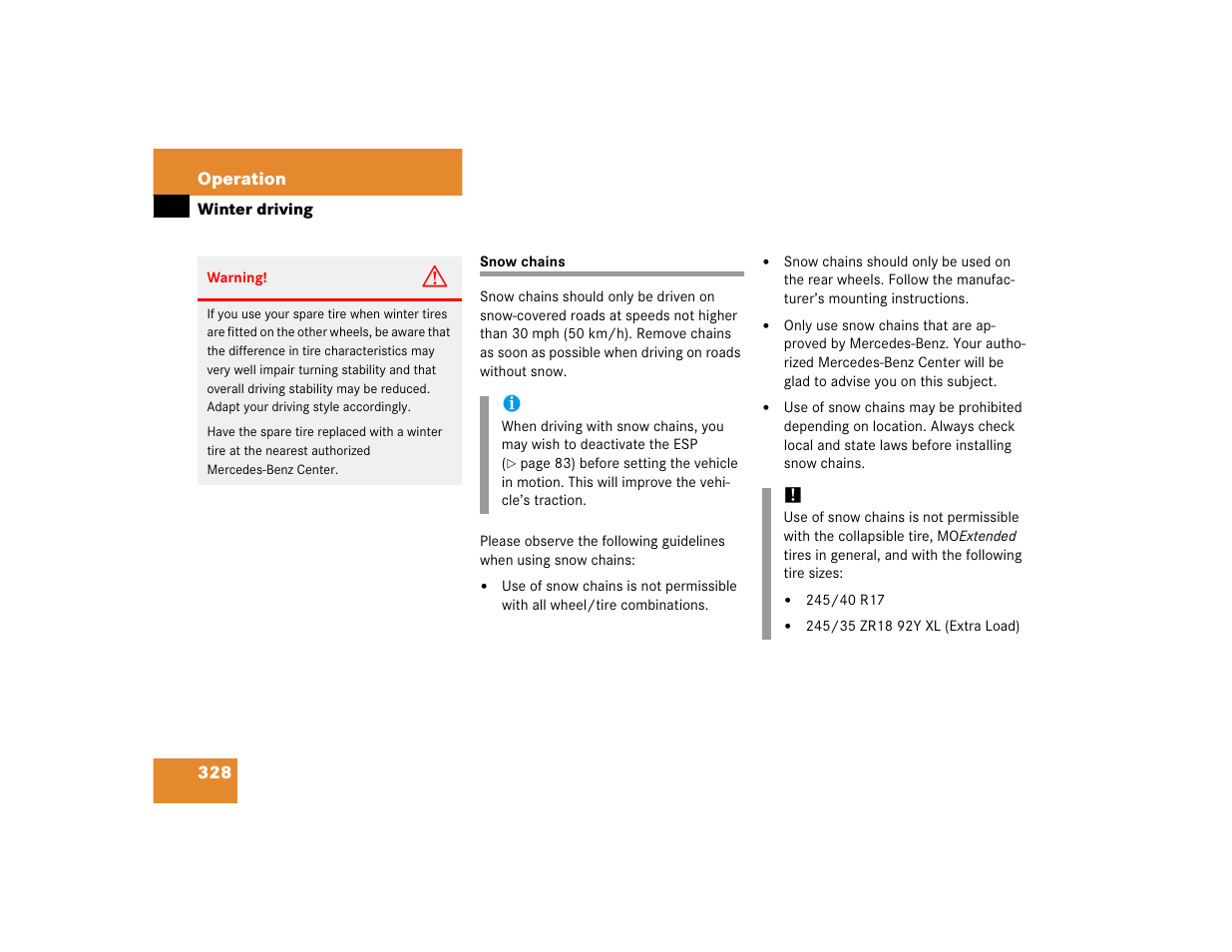 Mercedes-Benz SLK-Class 2005 Owners Manual User Manual | Page 328 / 464