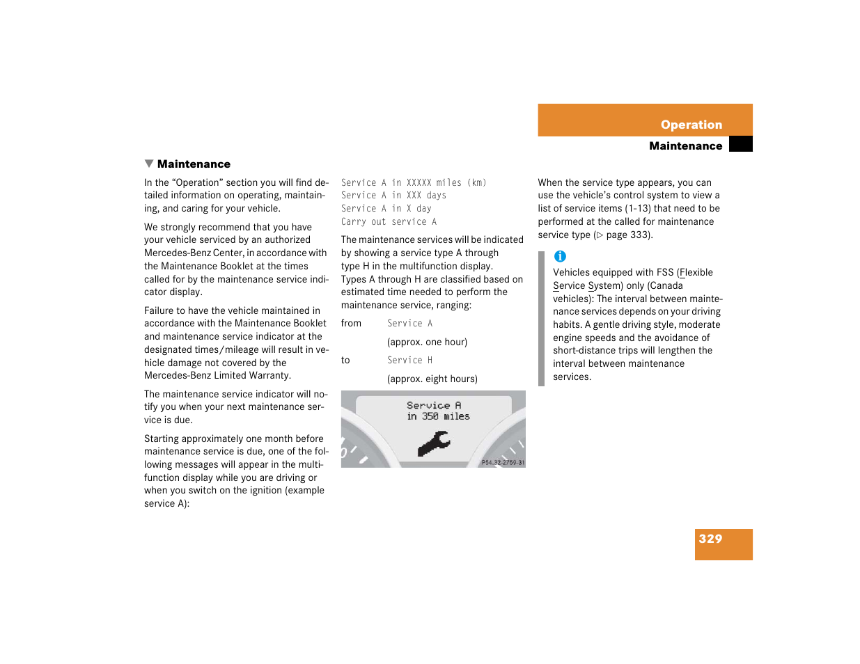 Mercedes-Benz SLK-Class 2005 Owners Manual User Manual | Page 329 / 464