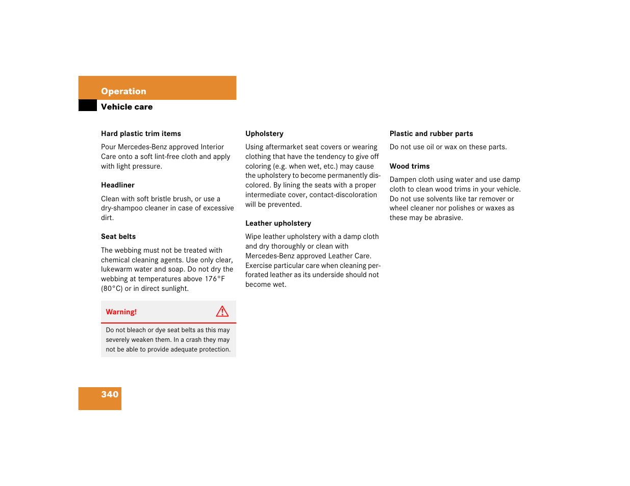Mercedes-Benz SLK-Class 2005 Owners Manual User Manual | Page 340 / 464