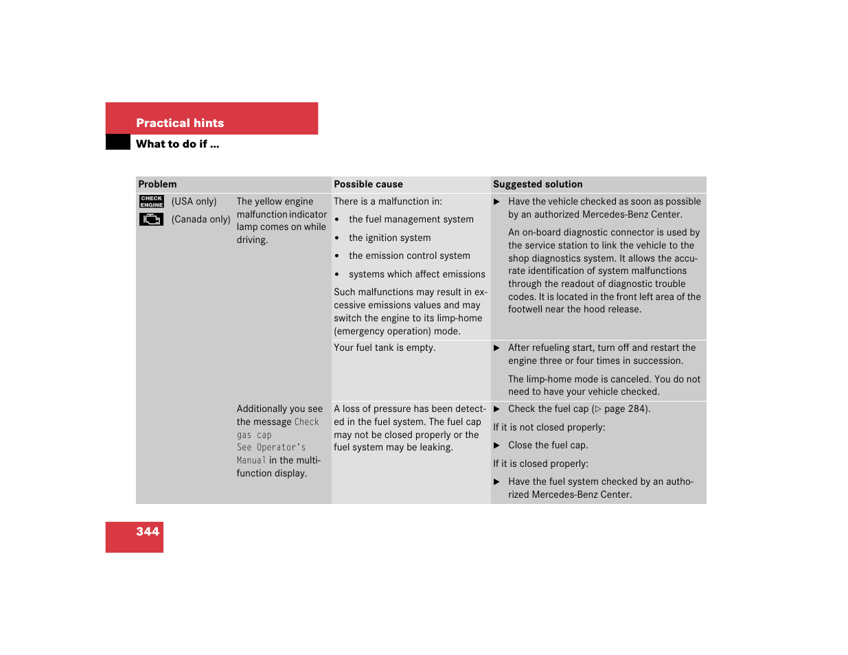 Mercedes-Benz SLK-Class 2005 Owners Manual User Manual | Page 344 / 464