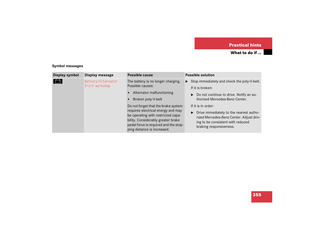 Mercedes-Benz SLK-Class 2005 Owners Manual User Manual | Page 355 / 464