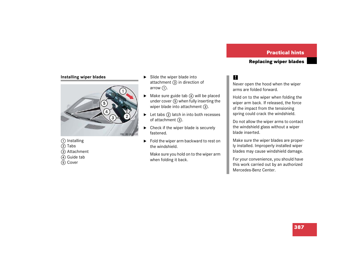 Mercedes-Benz SLK-Class 2005 Owners Manual User Manual | Page 387 / 464