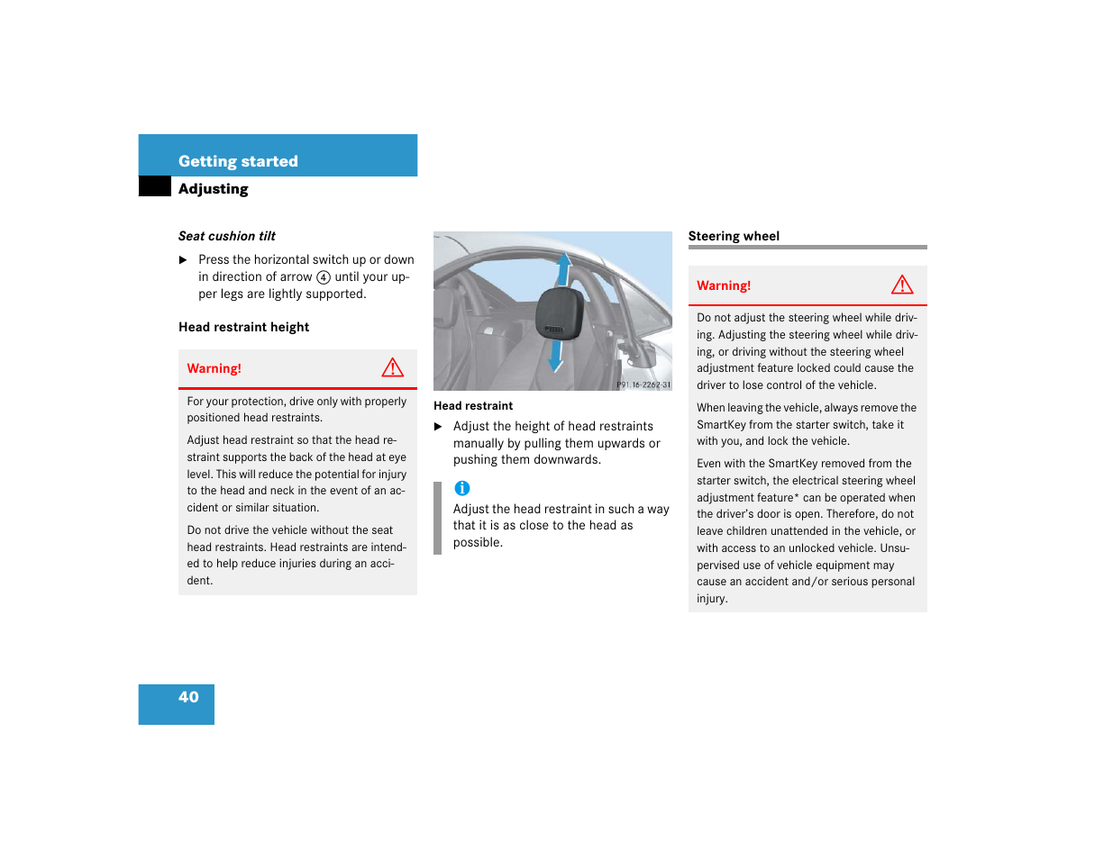 Mercedes-Benz SLK-Class 2005 Owners Manual User Manual | Page 40 / 464