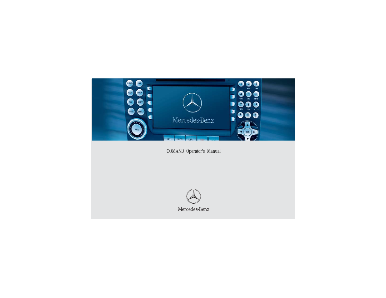 Mercedes-Benz SLK-Class 2005 COMAND Manual User Manual | 215 pages