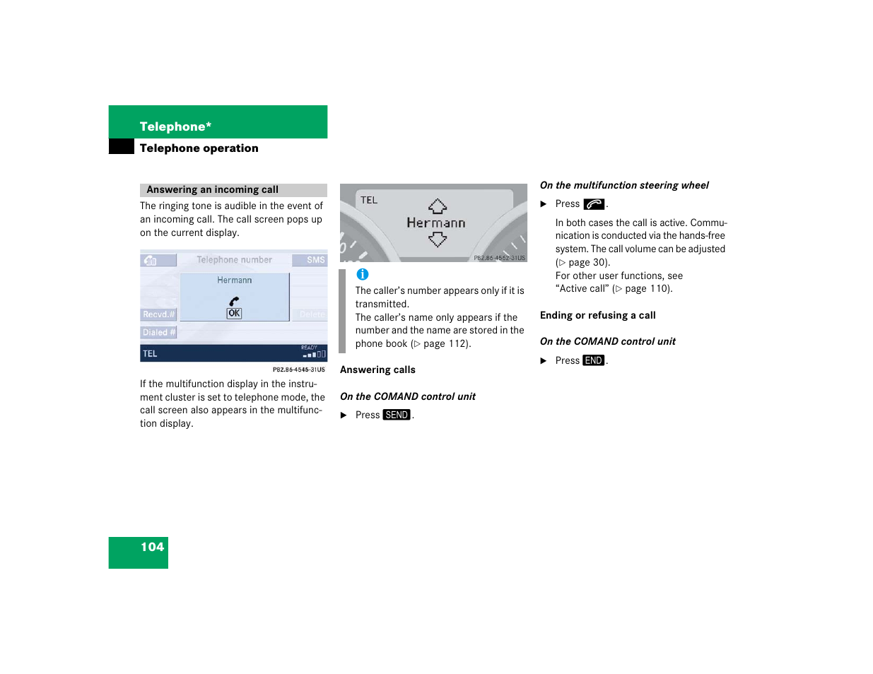 Mercedes-Benz SLK-Class 2005 COMAND Manual User Manual | Page 105 / 215