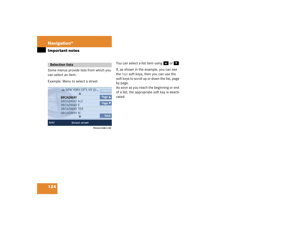 Mercedes-Benz SLK-Class 2005 COMAND Manual User Manual | Page 125 / 215