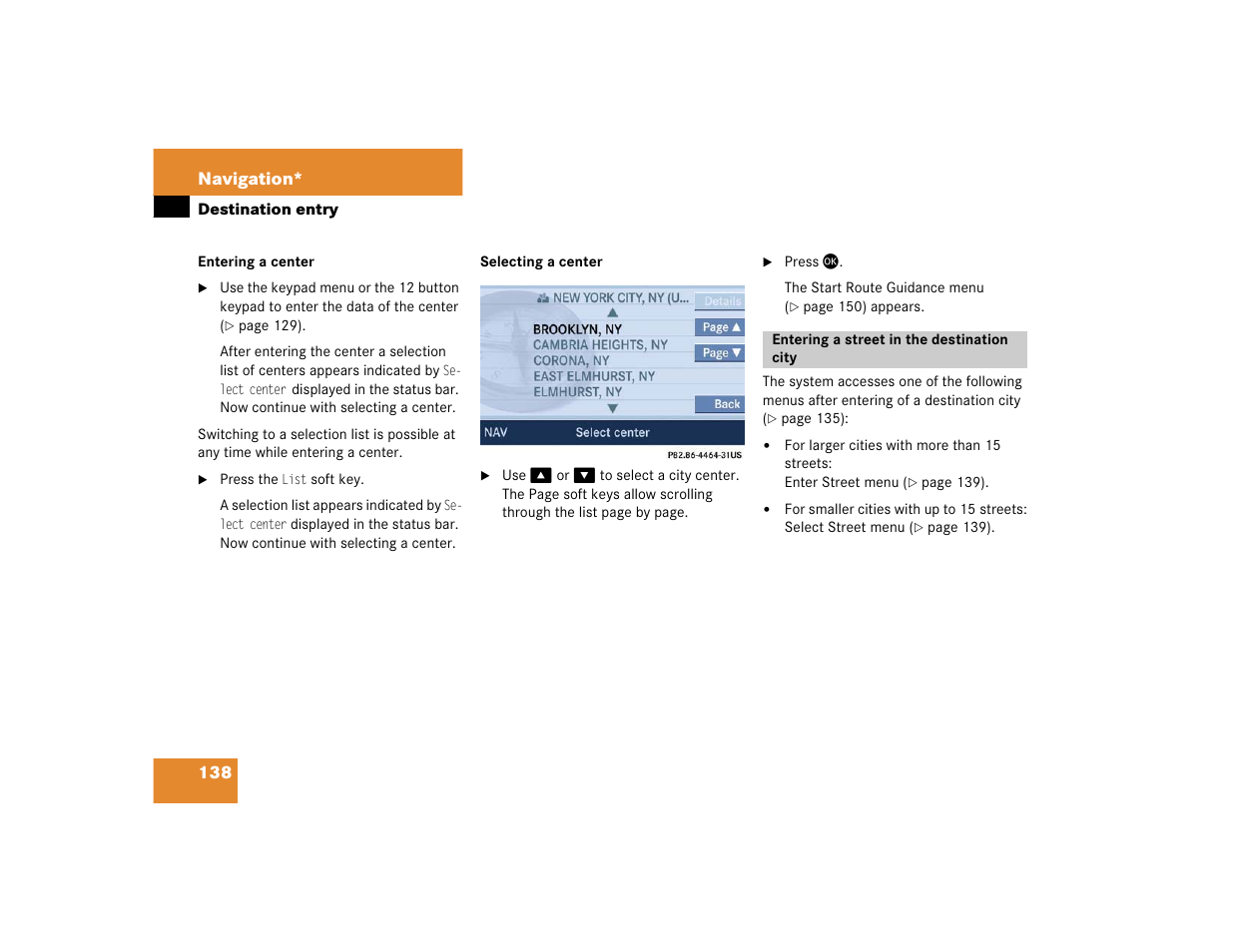 Mercedes-Benz SLK-Class 2005 COMAND Manual User Manual | Page 139 / 215