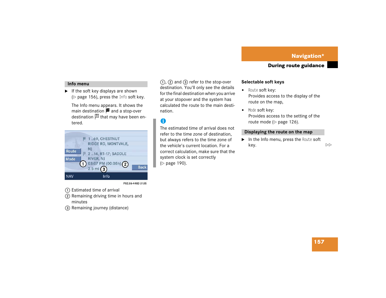 Mercedes-Benz SLK-Class 2005 COMAND Manual User Manual | Page 158 / 215