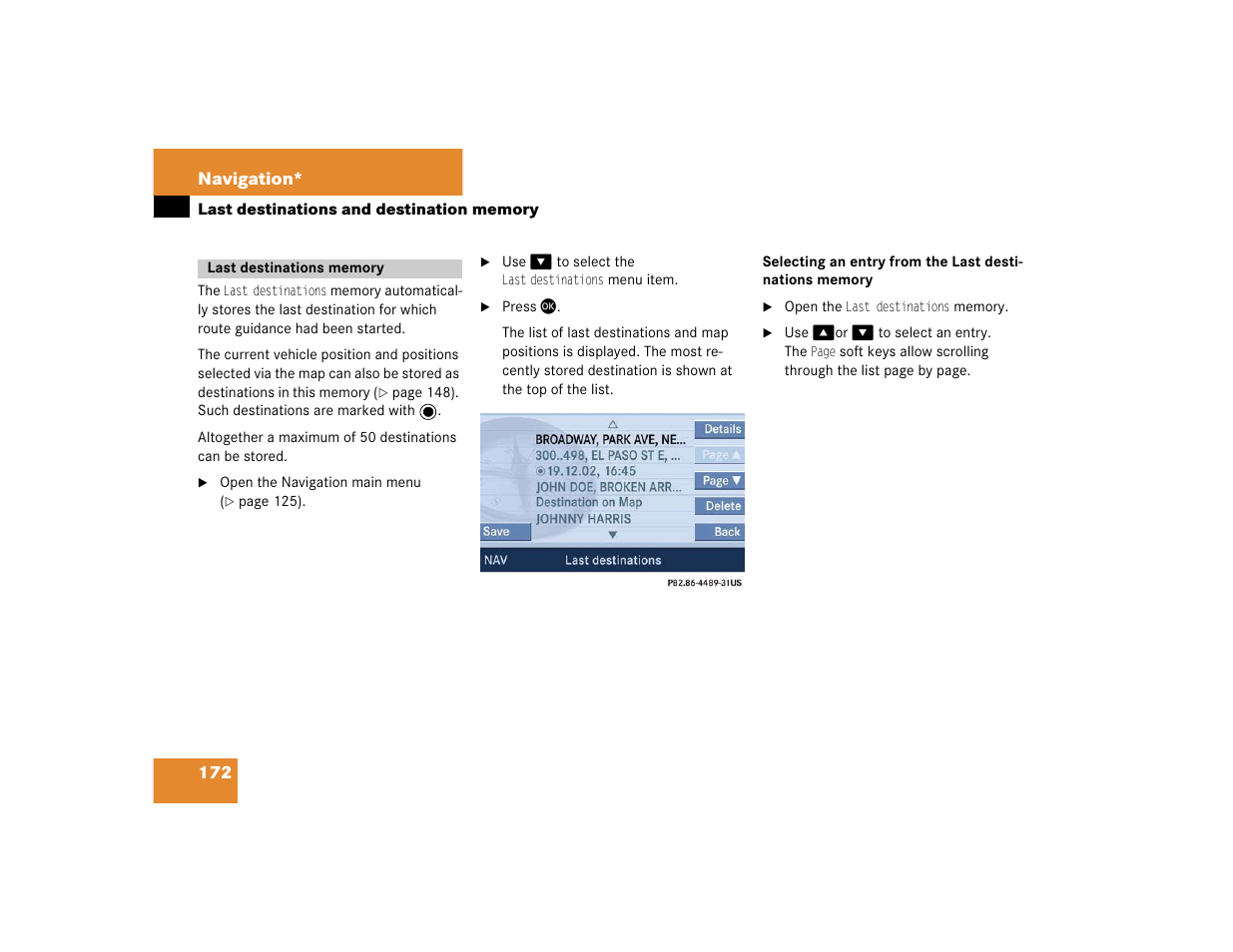 Mercedes-Benz SLK-Class 2005 COMAND Manual User Manual | Page 173 / 215
