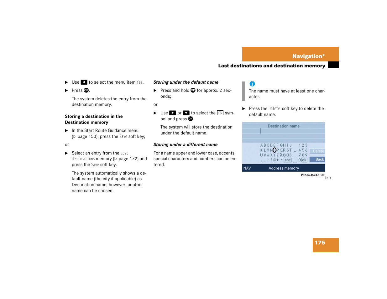 Mercedes-Benz SLK-Class 2005 COMAND Manual User Manual | Page 176 / 215