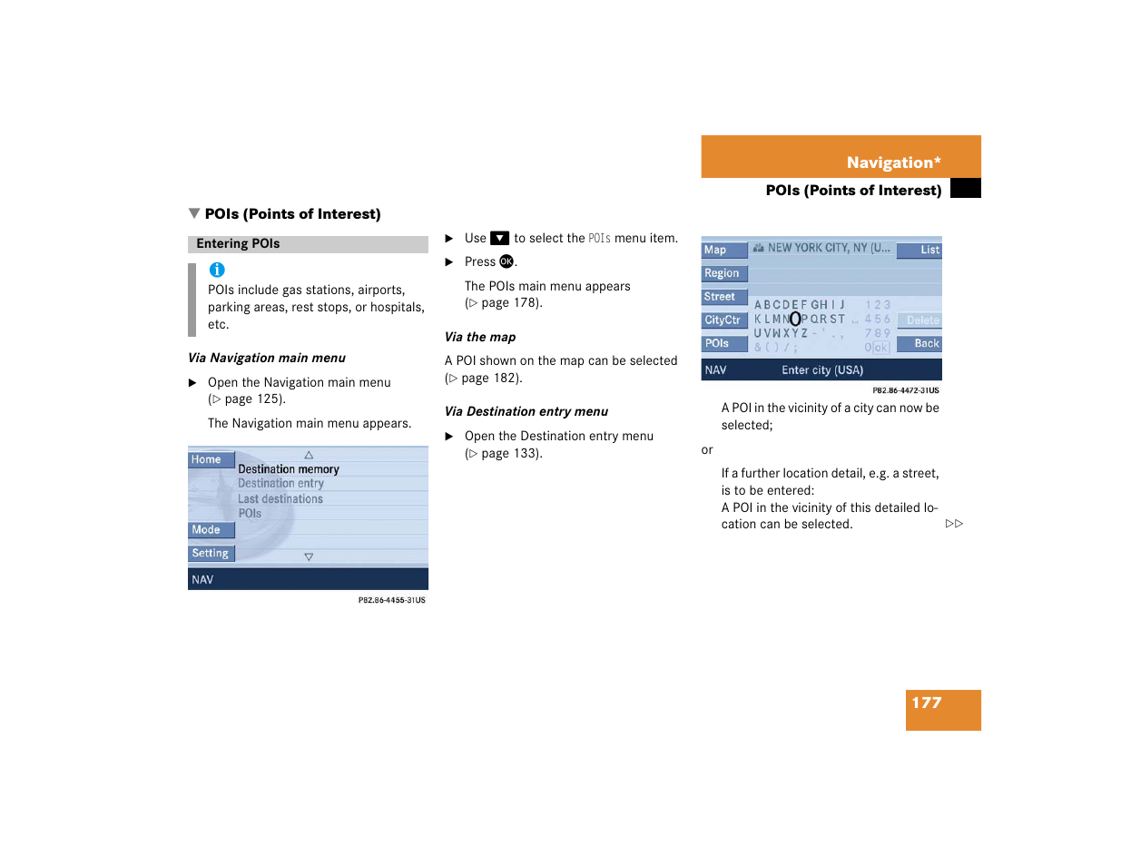 Mercedes-Benz SLK-Class 2005 COMAND Manual User Manual | Page 178 / 215