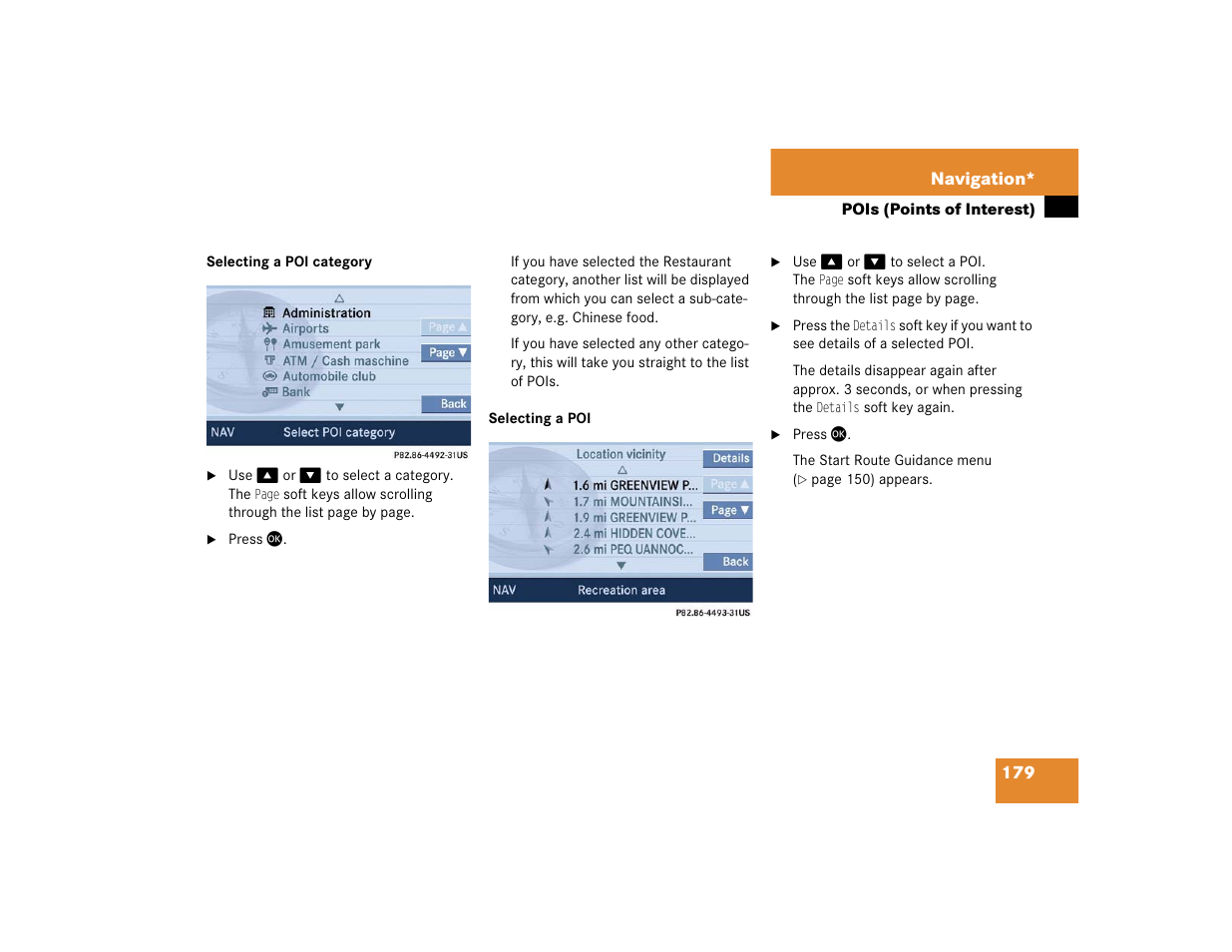 Mercedes-Benz SLK-Class 2005 COMAND Manual User Manual | Page 180 / 215