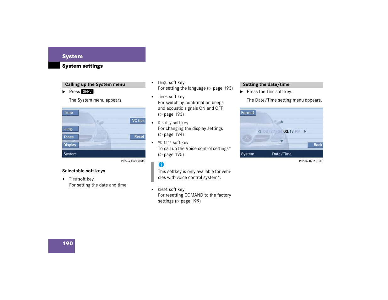 Mercedes-Benz SLK-Class 2005 COMAND Manual User Manual | Page 191 / 215
