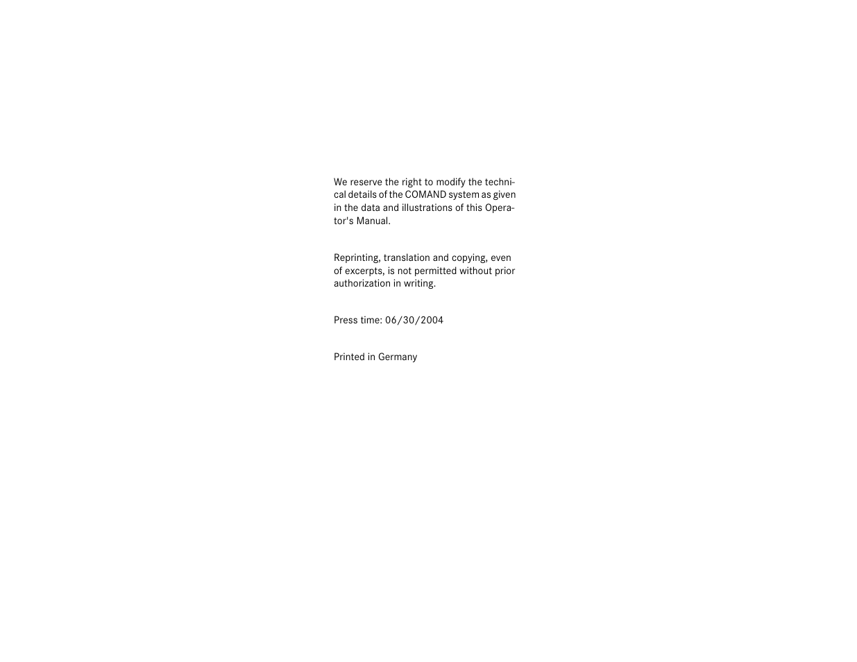 Mercedes-Benz SLK-Class 2005 COMAND Manual User Manual | Page 213 / 215