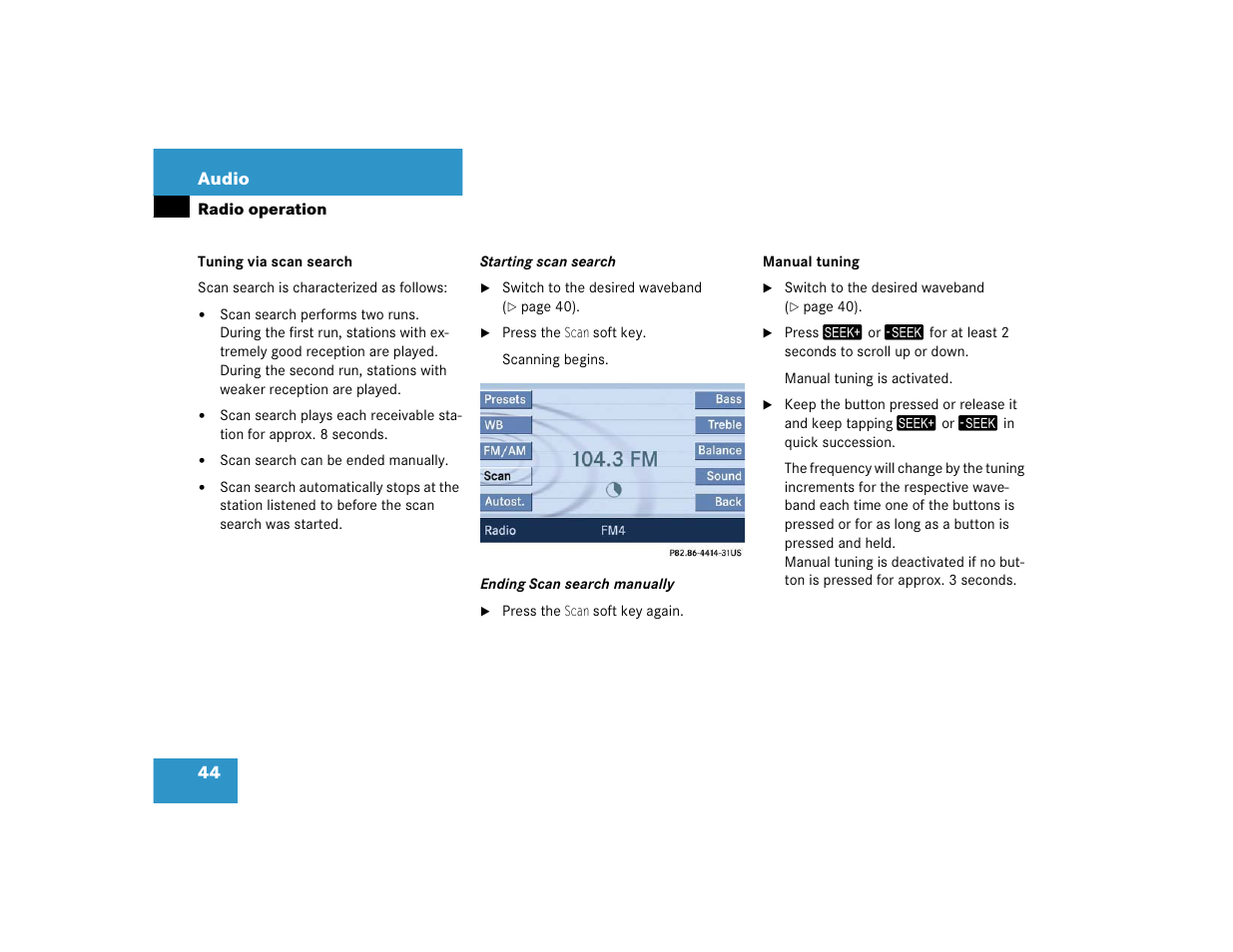 Mercedes-Benz SLK-Class 2005 COMAND Manual User Manual | Page 45 / 215