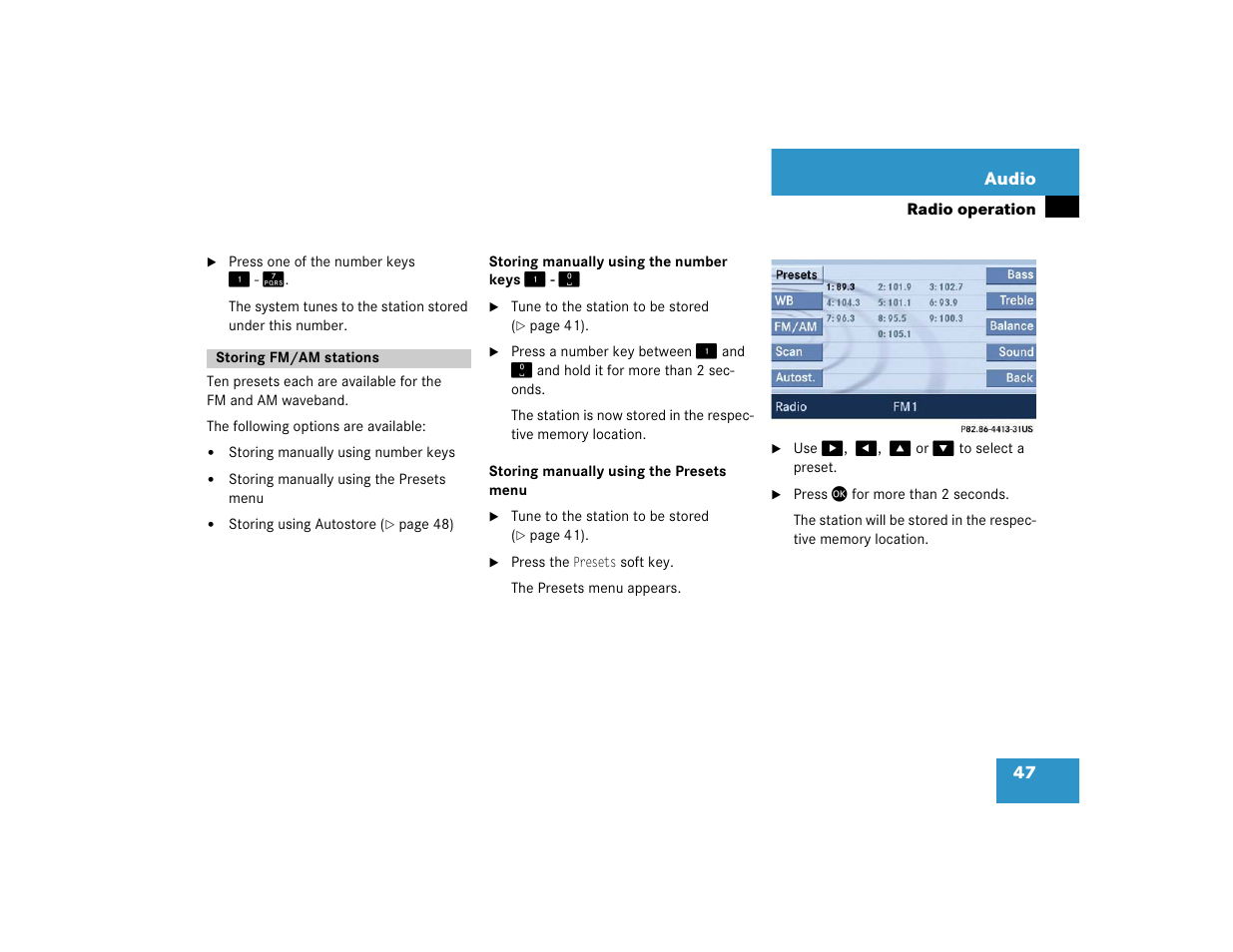 Mercedes-Benz SLK-Class 2005 COMAND Manual User Manual | Page 48 / 215