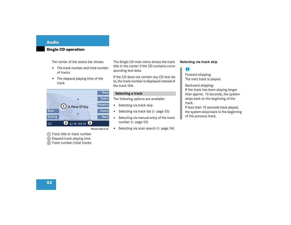 Mercedes-Benz SLK-Class 2005 COMAND Manual User Manual | Page 53 / 215