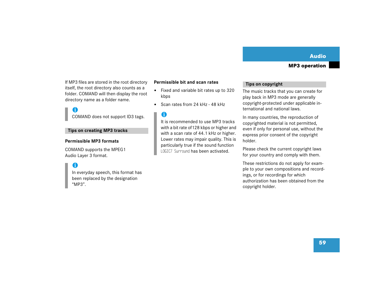 Mercedes-Benz SLK-Class 2005 COMAND Manual User Manual | Page 60 / 215