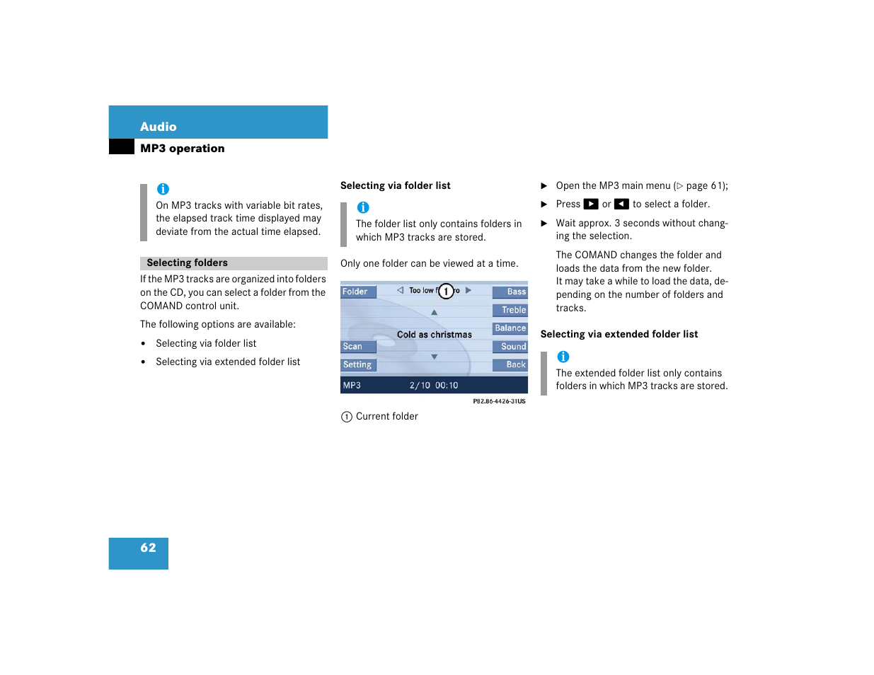 Mercedes-Benz SLK-Class 2005 COMAND Manual User Manual | Page 63 / 215