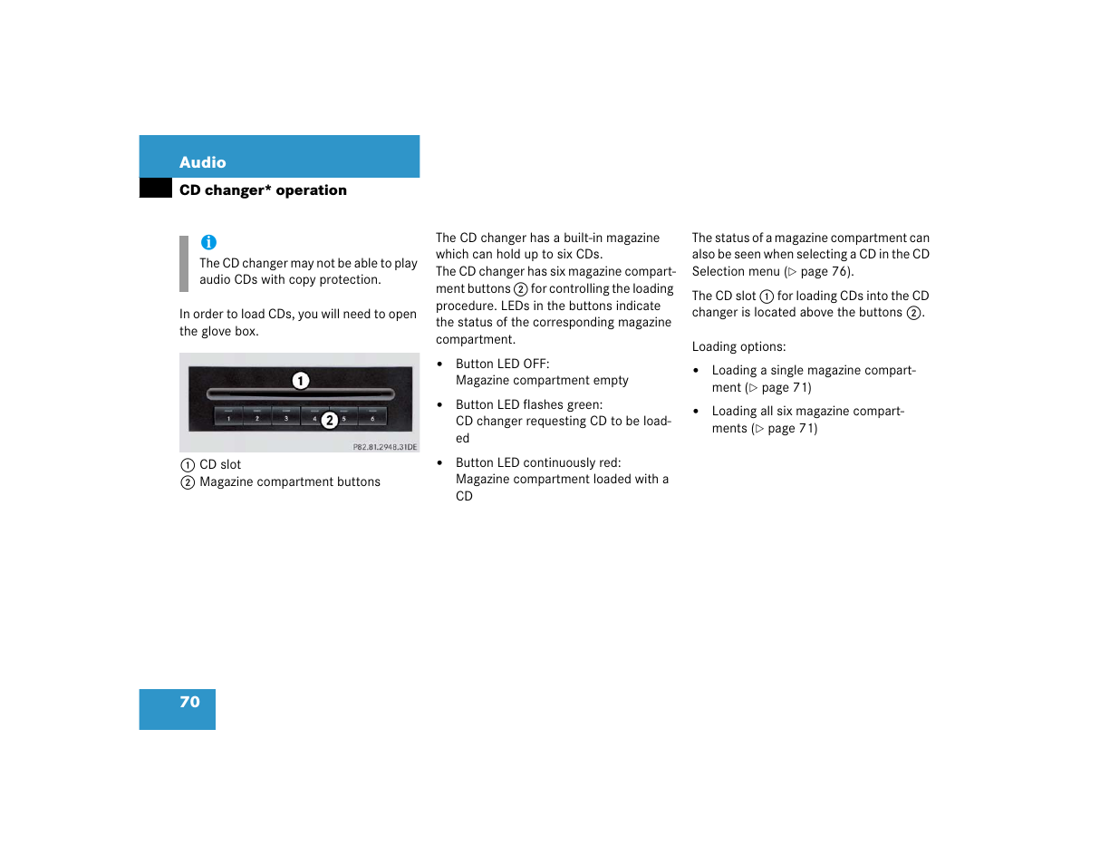 Mercedes-Benz SLK-Class 2005 COMAND Manual User Manual | Page 71 / 215