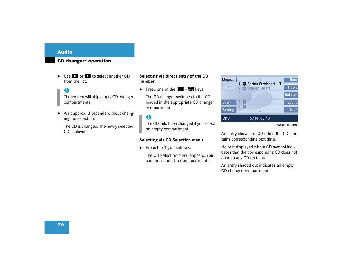 Mercedes-Benz SLK-Class 2005 COMAND Manual User Manual | Page 77 / 215