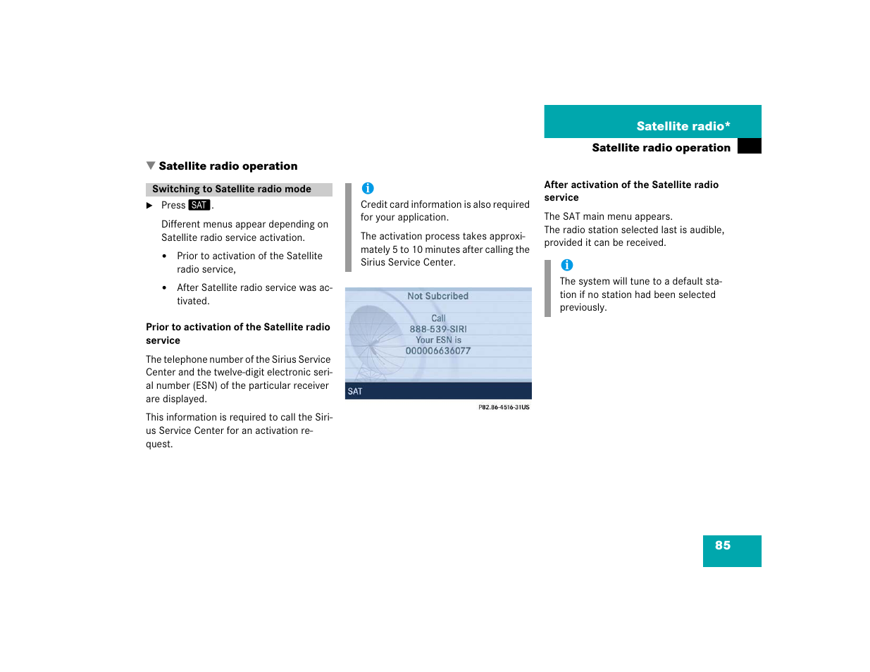 Mercedes-Benz SLK-Class 2005 COMAND Manual User Manual | Page 86 / 215