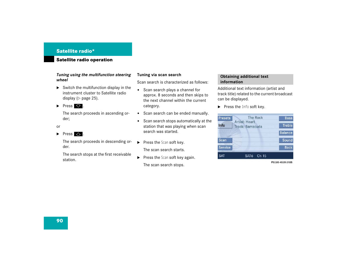 Mercedes-Benz SLK-Class 2005 COMAND Manual User Manual | Page 91 / 215