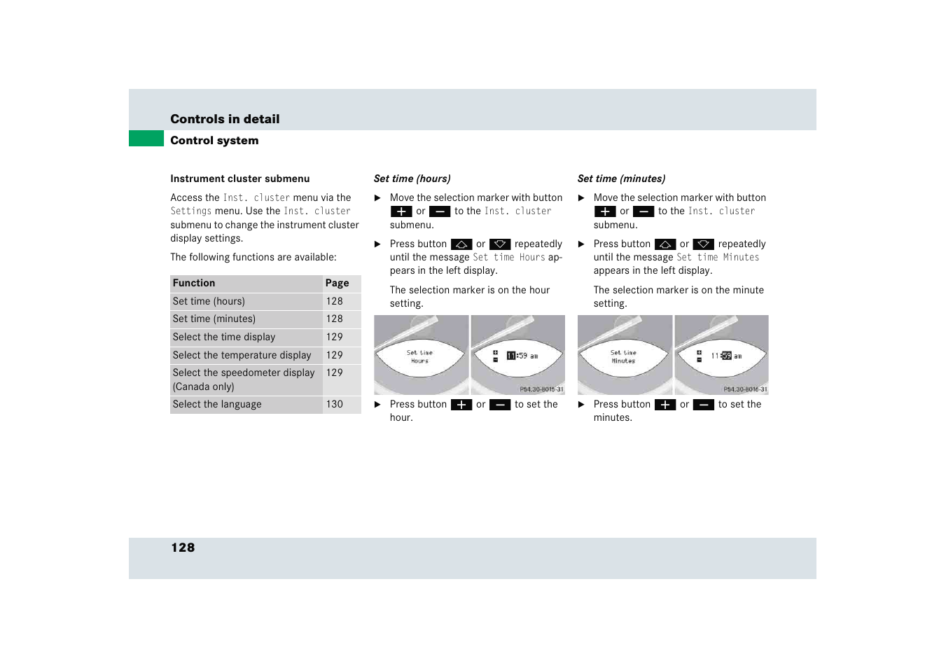 Mercedes-Benz SLR-Class 2005 User Manual | Page 129 / 417