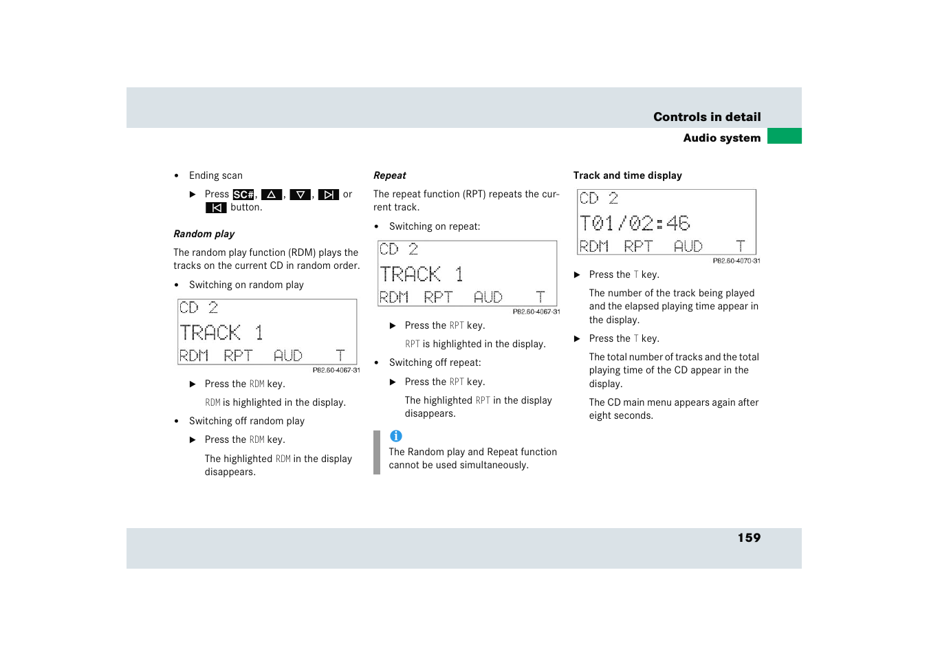 Mercedes-Benz SLR-Class 2005 User Manual | Page 160 / 417