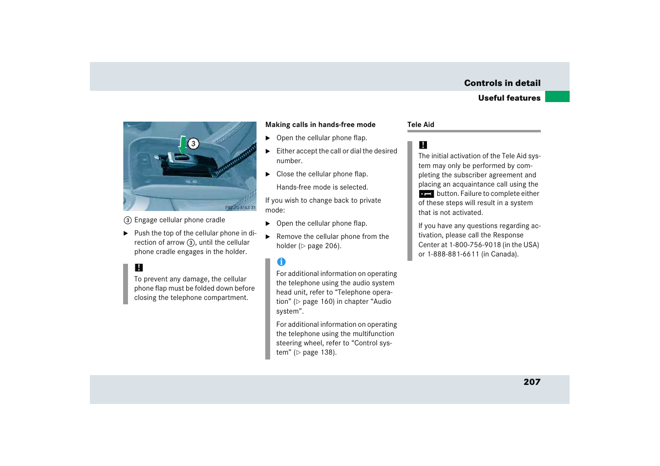 Mercedes-Benz SLR-Class 2005 User Manual | Page 208 / 417