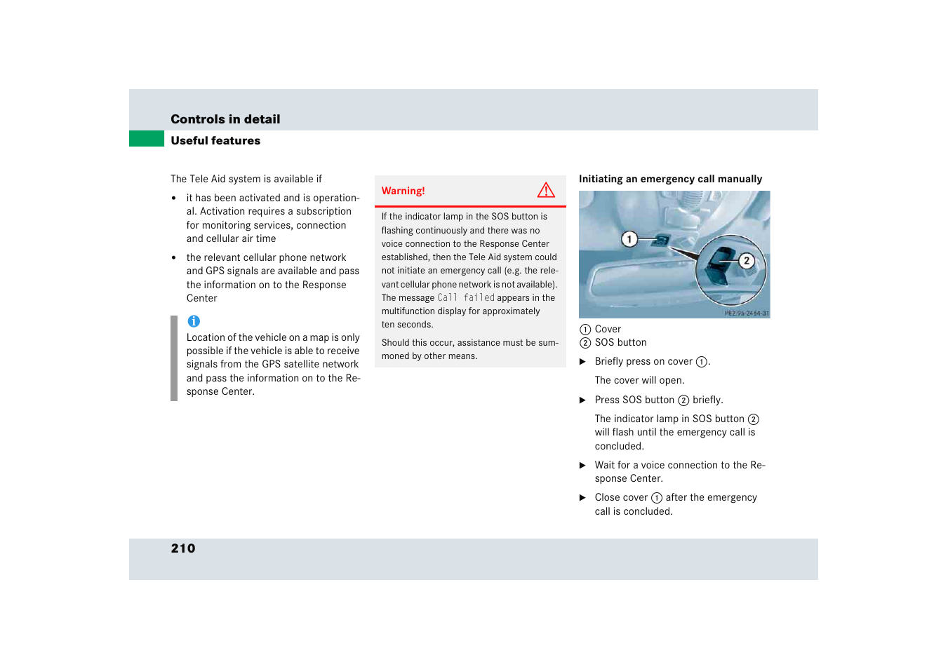 Mercedes-Benz SLR-Class 2005 User Manual | Page 211 / 417