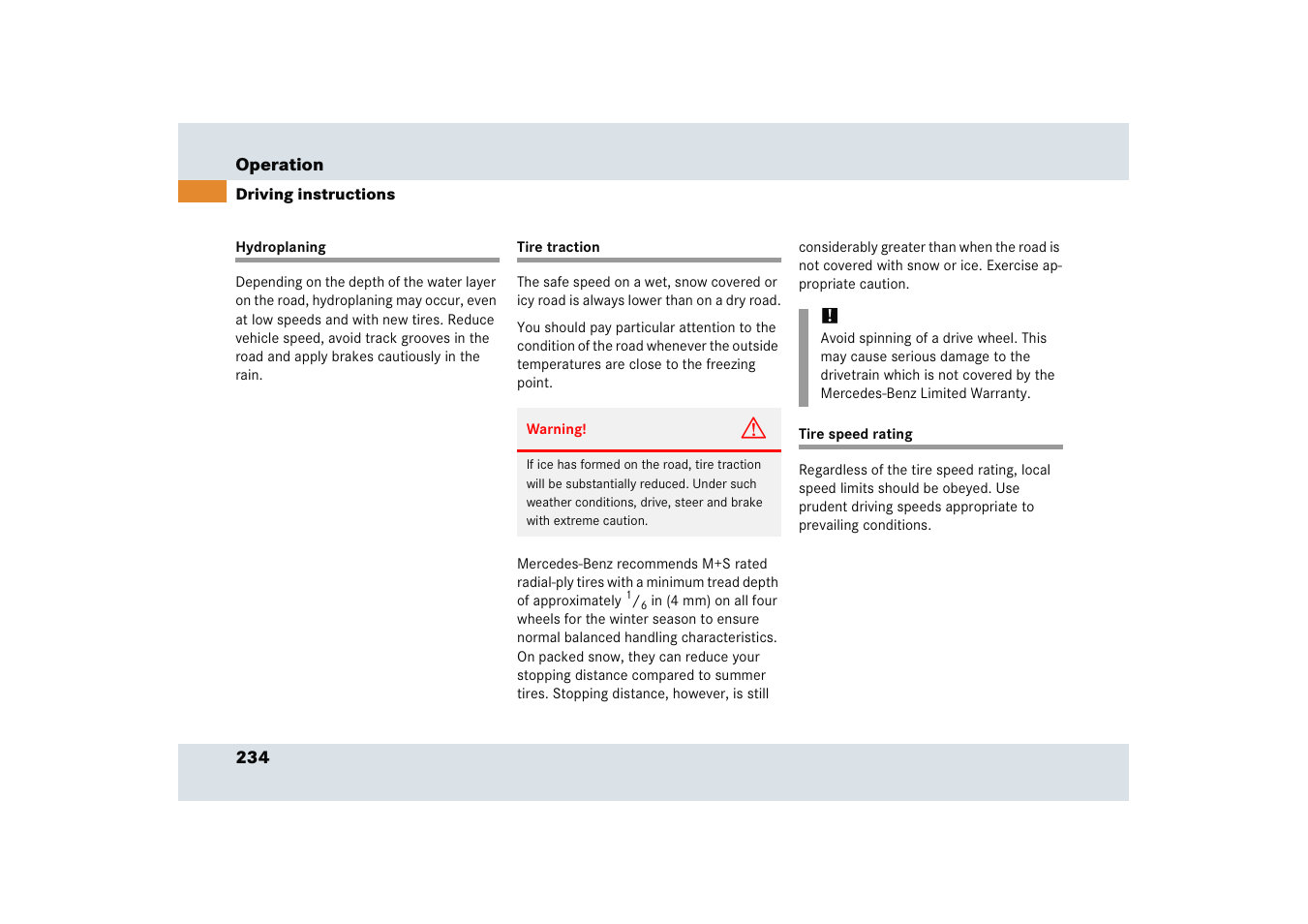Mercedes-Benz SLR-Class 2005 User Manual | Page 235 / 417