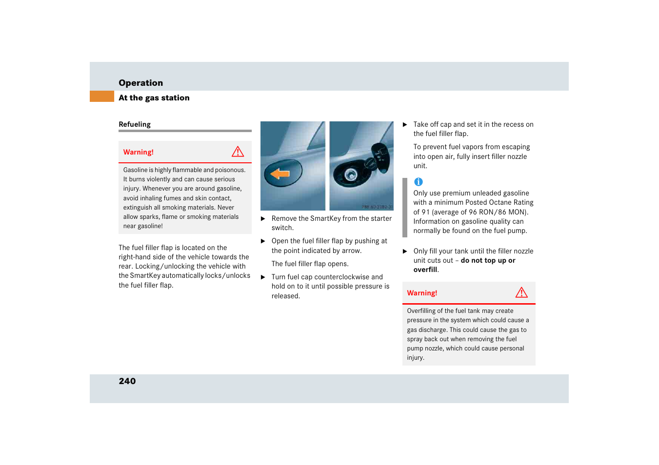 Mercedes-Benz SLR-Class 2005 User Manual | Page 241 / 417