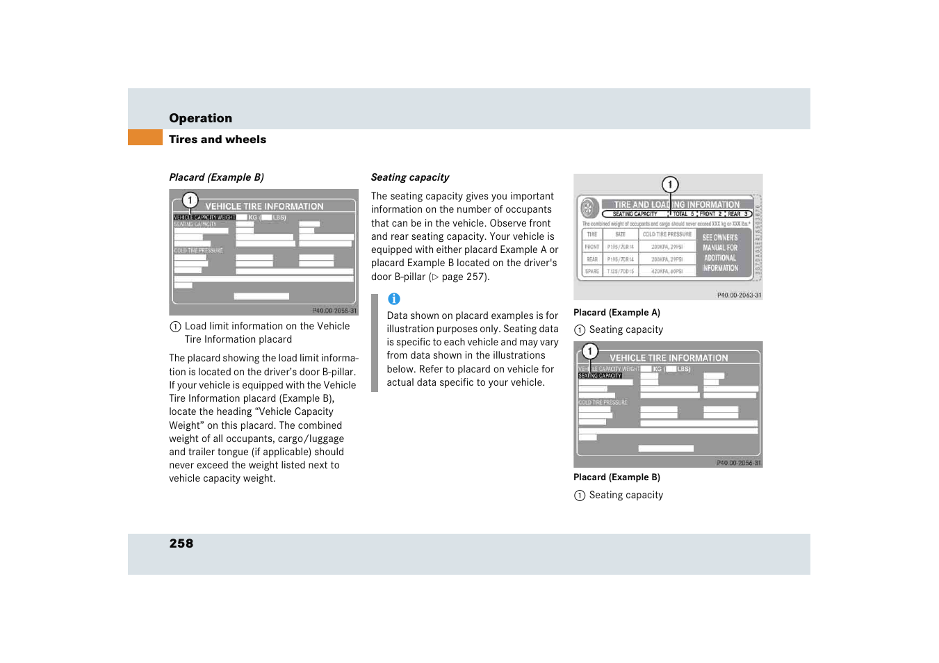 Mercedes-Benz SLR-Class 2005 User Manual | Page 259 / 417