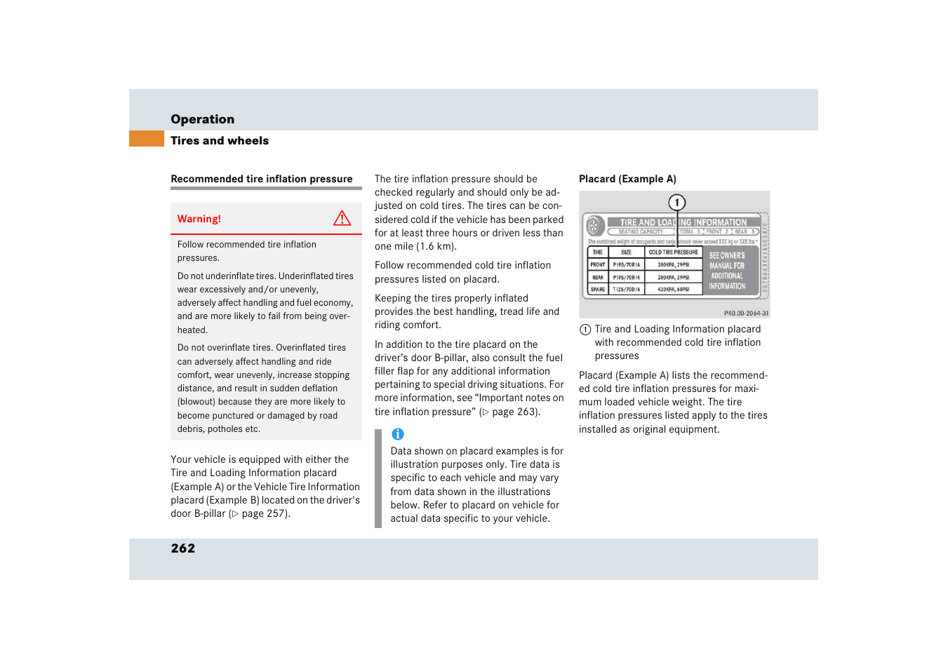 Mercedes-Benz SLR-Class 2005 User Manual | Page 263 / 417