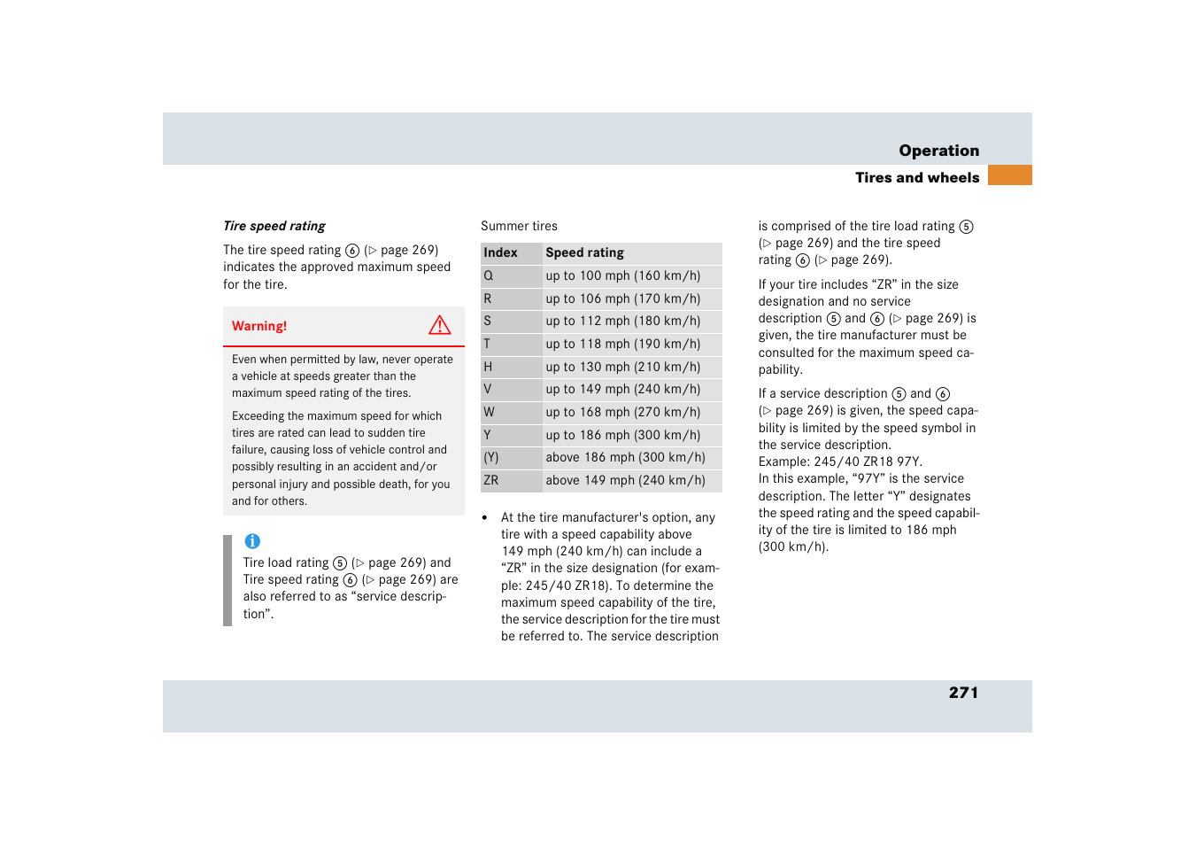 Mercedes-Benz SLR-Class 2005 User Manual | Page 272 / 417