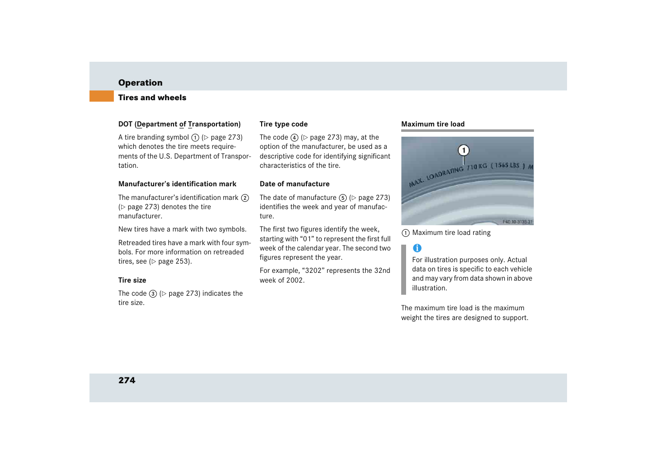 Mercedes-Benz SLR-Class 2005 User Manual | Page 275 / 417