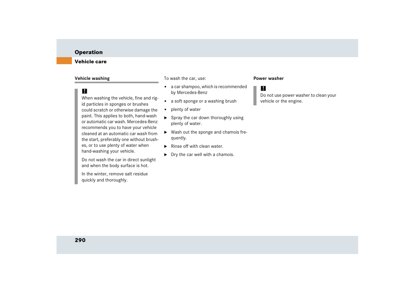 Mercedes-Benz SLR-Class 2005 User Manual | Page 291 / 417