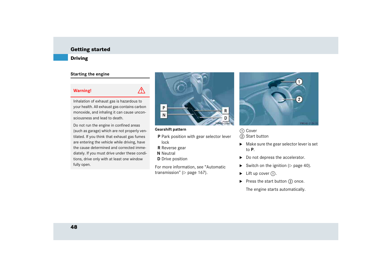 Mercedes-Benz SLR-Class 2005 User Manual | Page 49 / 417
