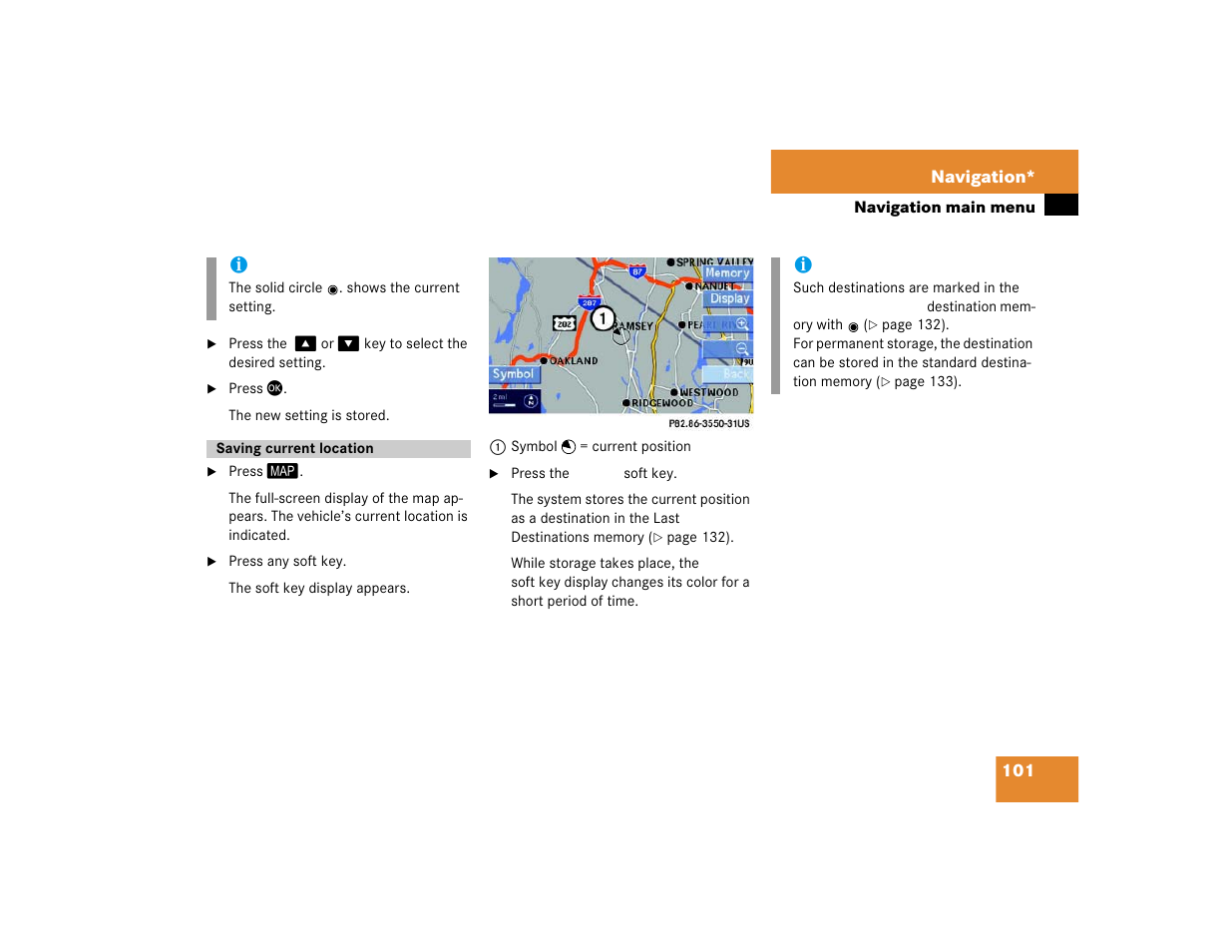 Mercedes-Benz E-Class 2004 COMAND Manual User Manual | Page 102 / 168
