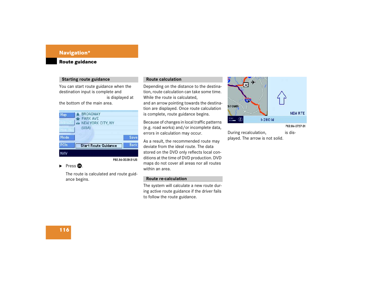 Mercedes-Benz E-Class 2004 COMAND Manual User Manual | Page 117 / 168