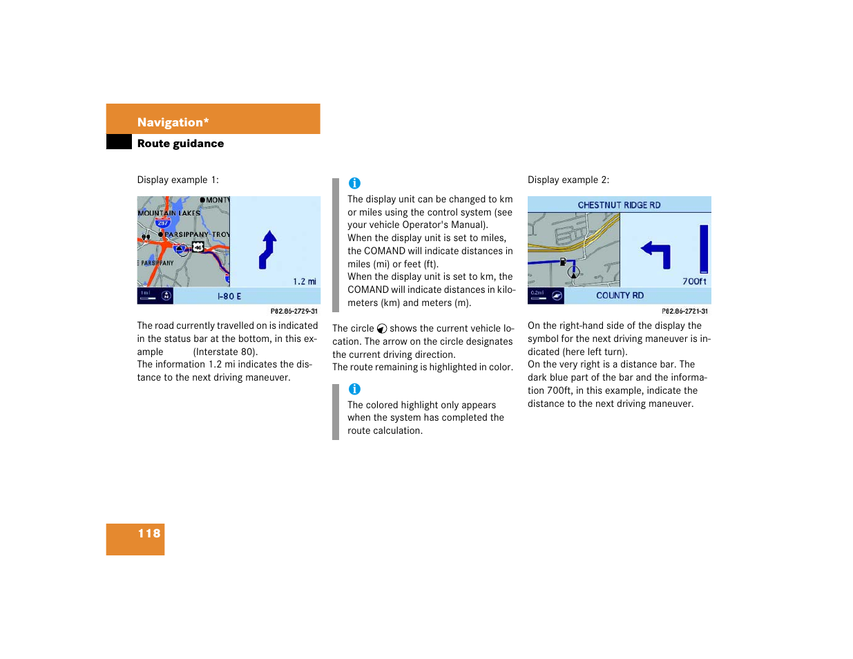 Mercedes-Benz E-Class 2004 COMAND Manual User Manual | Page 119 / 168