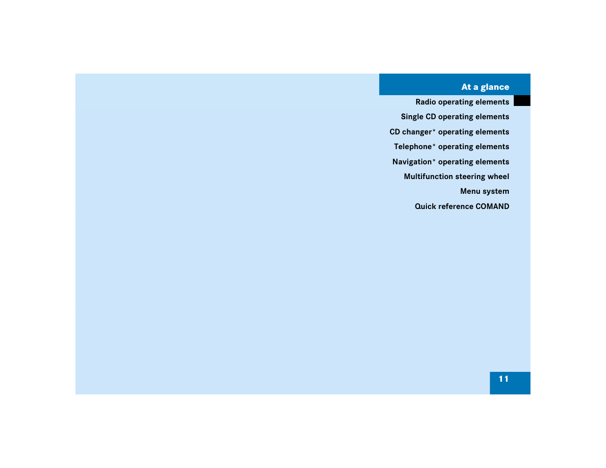 Mercedes-Benz E-Class 2004 COMAND Manual User Manual | Page 12 / 168