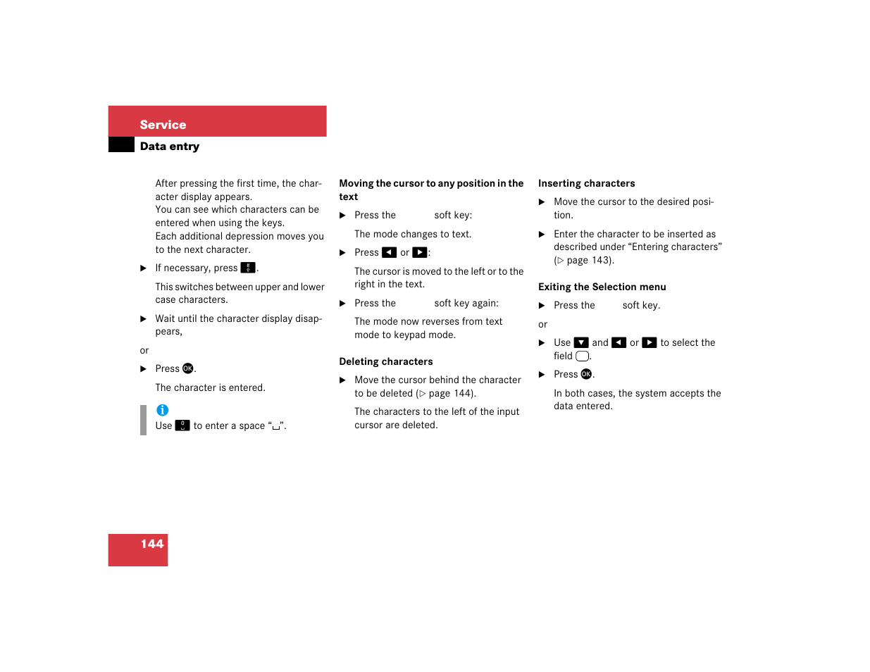 Mercedes-Benz E-Class 2004 COMAND Manual User Manual | Page 145 / 168