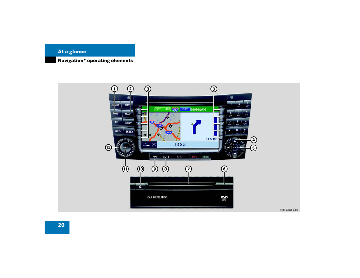 Mercedes-Benz E-Class 2004 COMAND Manual User Manual | Page 21 / 168
