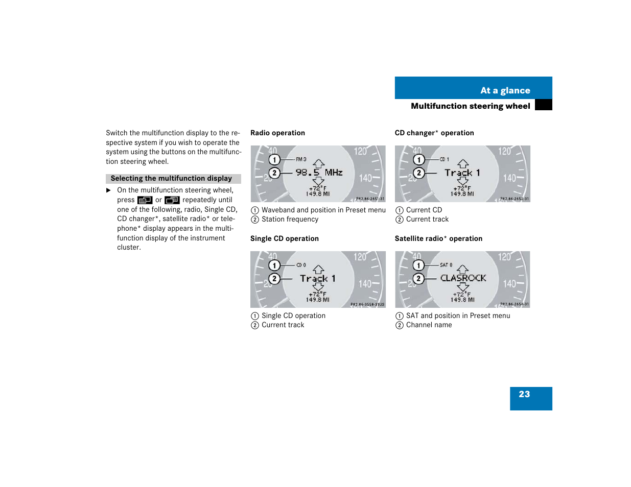 Mercedes-Benz E-Class 2004 COMAND Manual User Manual | Page 24 / 168